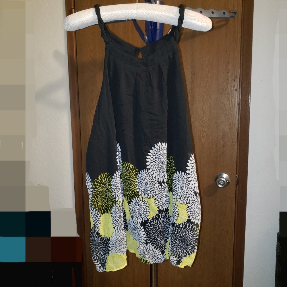 a.n.a. Floral tank top